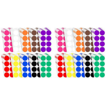 2 Inch Round Color Coding Sticker 10 Assorted Colors Circle Dot Labels Self-Adhesive Colored Solid Color Sticker(800)
