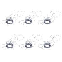 6X STAINLESS Steel Wire Rope Cable Rigging Extra, Length:15M Diameter:1.0mm
