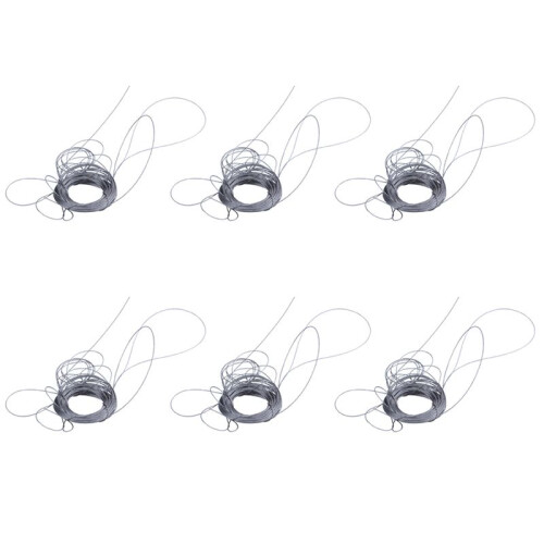 6X STAINLESS Steel Wire Rope Cable Rigging Extra, Length:15M Diameter:1.0mm 1