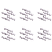 6000Pcs 8 Inch Wrap Around Plant Tags, Outdoor Waterproof Hanging Gardening Labels, 2X21cm White Plastic Plant Tree Tags