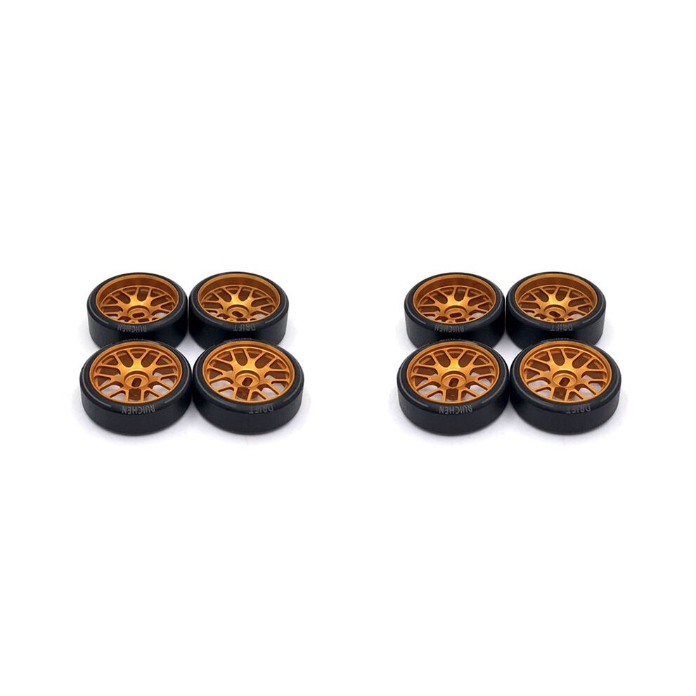 8Pcs Metal Wheel Rim Hard Plastic Drift Tire Tyres For 284131 K969 K989 P929 -Z 1/28 Rc Car Upgrades Parts,1 6032999232449