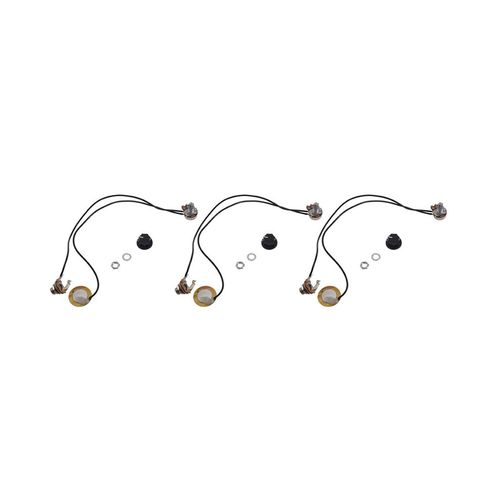 3 Pcs 27Mm Guitar Pickup Piezo Transducer Prewired Amplifier With 6.35Mm Output Jack For Acoustic Guitar Ukulele 6031929435714
