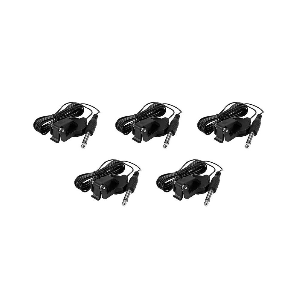 5X Clip- Pickup For Acoustic Guitar Mandolin Bouzouki Violin Banjo Ukulele Lute 6032021020976