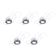 5X EDELSTAHLDRAHT-SEILKABEL, ZUSÄTZLICH, LÄNGE: 15M, DURCHMESSER: 1,0MM