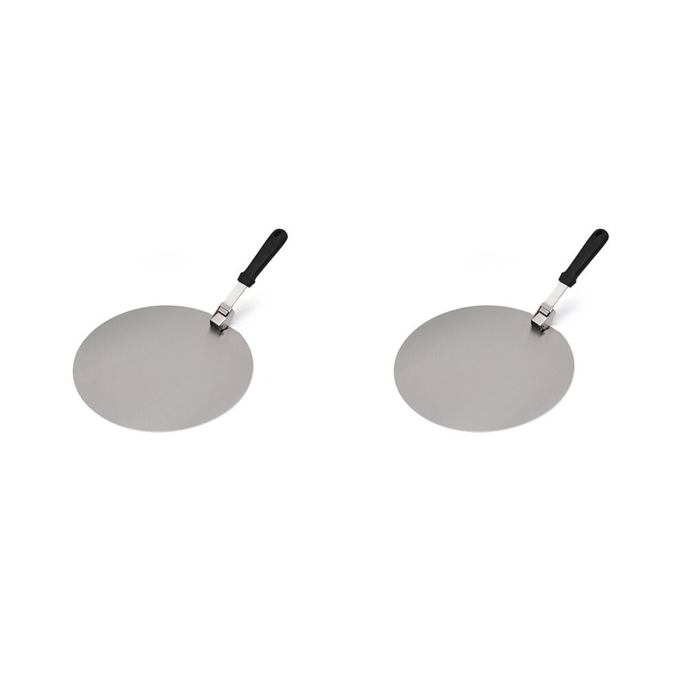 2X Pizza Paddle 12 Inch, Folding Stainless Steel Pizza Peel, Handle Pizza Paddle Shovel, Baking Tools For Bbq Pizza Oven 6032614801883