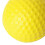 60Pcs Yellow Soft Elastic Indoor Practice PU 4