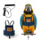 Parrots Flight Suit Harness Vest With Strong Leash- blue L 1