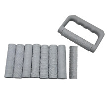 Pack of 9 Clay Sculpting Rollers Set With 8 Wheel For-Grey