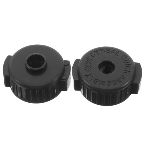Drum Cymbal Quick Release Nuts 2 Pack, Durable Metal Fast Setup Secure Locking for Electronic and Acoustic Kits