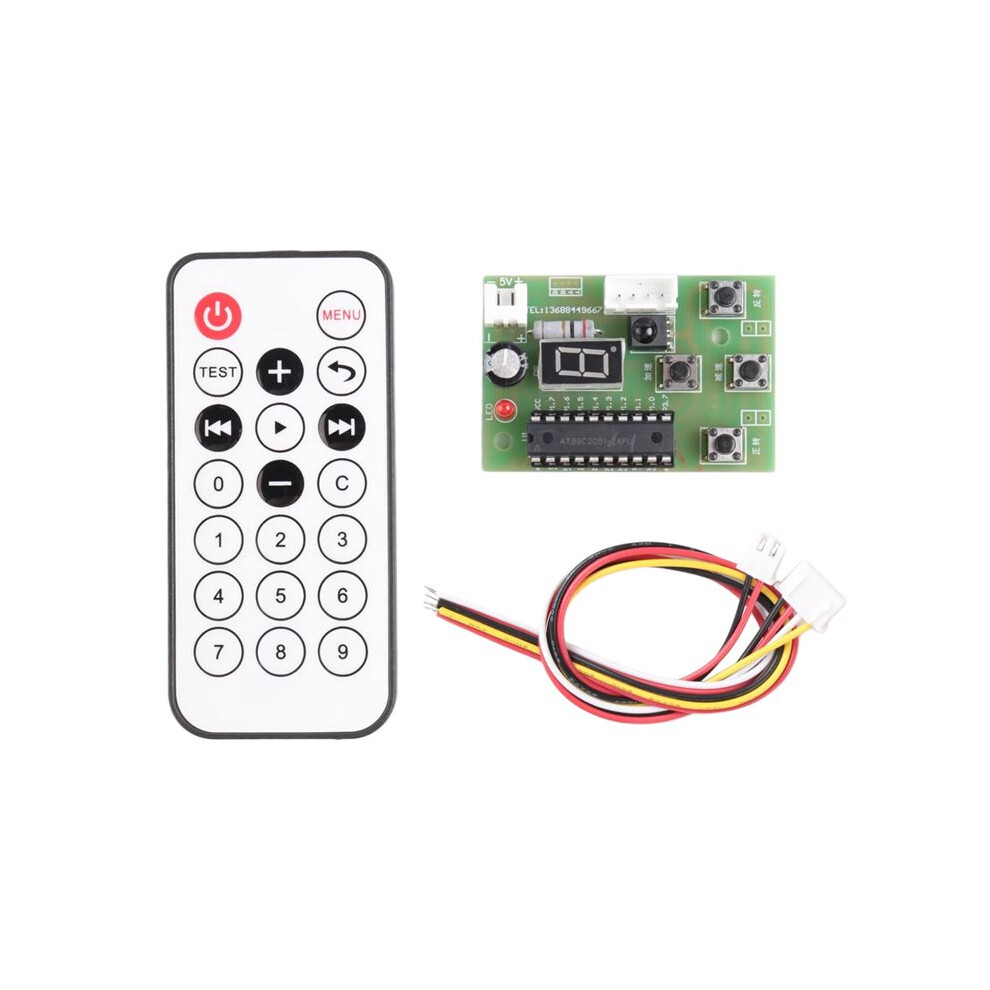 4V-6V 5V 2-Phase 4-Wire Stepper Motor Driver Controller Board Stepping Motor Adjustable Speed Regulator Set 6032698038144