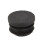 Round Table Chair Leg Tube Pipe Insert End Cap 19mm Dia 150Pcs Black 5