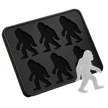 Silicone Ice Tray With 6 Cavities Funny Big Feet Shape-Black