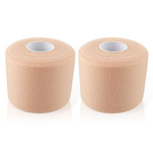 Athletic Pre Wrap Tape 2 Pack Soft Foam Underwrap for Sports Wrist Ankle Support Easy Tear Elastic Fit