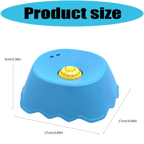 Interactive Licking Ball Slow Feeder Dog Lick Bowl for-Blue 2