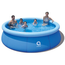 8ft x 25in Inflatable Swimming Pool for Adults and Kids, Easy Set Above Ground Family Pool