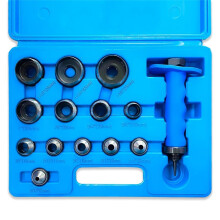 Set di Perforatrici per Fori da 14 Pezzi, Kit di Perforatrici per Guarnizioni, Taglierina per Guarnizioni, Punzoni per Pelle In Schiuma, Strumenti da