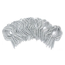 100 Pcs Gauge Galvanized Steel Fence Ties Fit for Fence Posts, T-Post Metal Fence Wire,Fast Chain Link Fence Wire Ties A