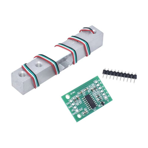 Precision Digital Load Cell Weight Sensor Kit 1KG with HX711 Module for DIY Electronic Kitchen Scales and Projects