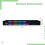 LED Music Spectrum Display Dual Channel Audio Level Meter 128 Color Rackmount Visualizer for Studio 2