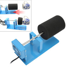 Cup Turner for Epoxy Tumblers with Adjustable Foam Grip, Anti Slip Design, 360 Rotation, 110V US Plug