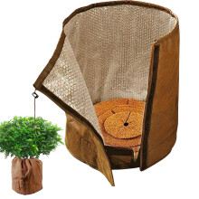 Plant Freeze Protection Cover with Reusable Drawstring, Winter Plant Protection Bag for Outdoor Trees and Potted Plants