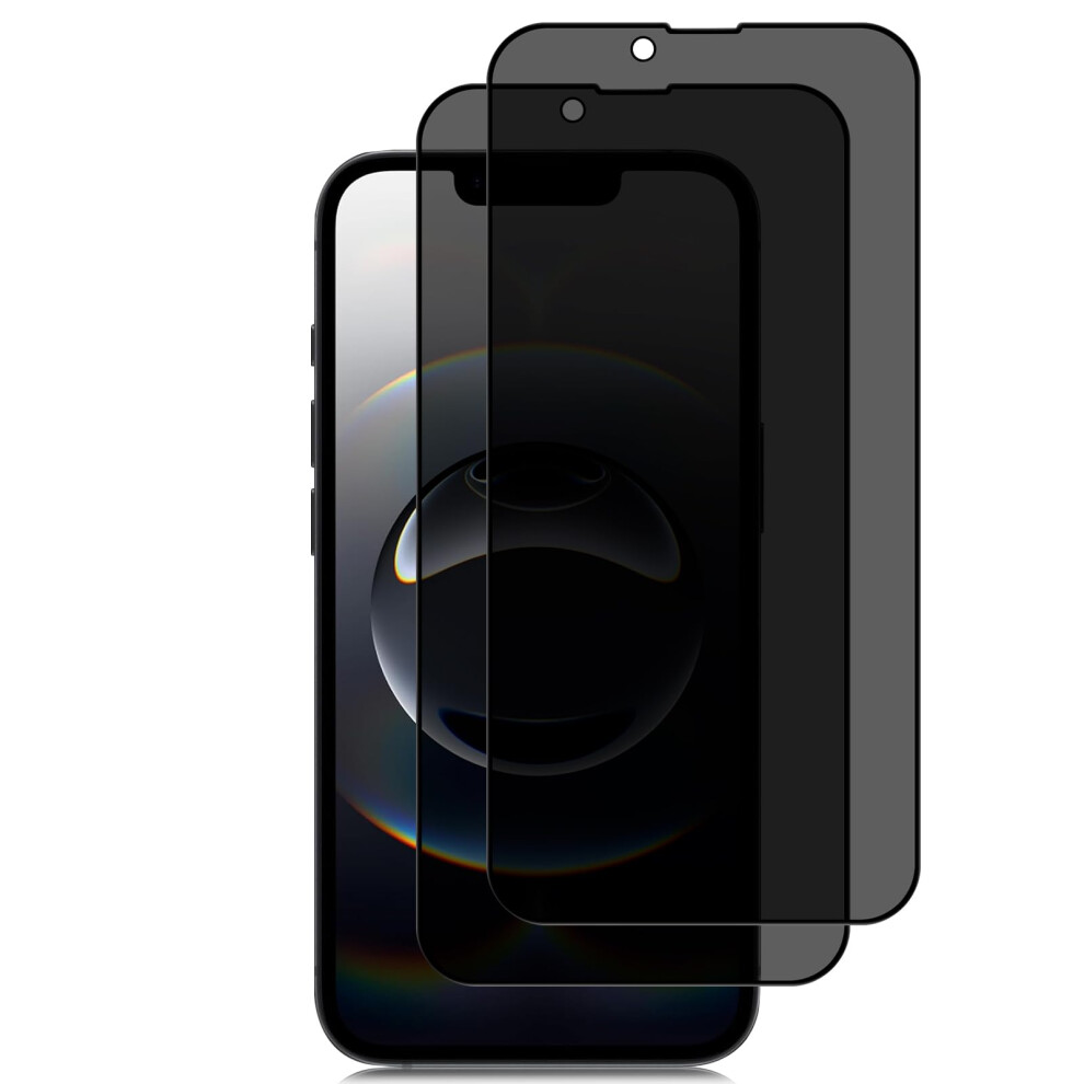 2 Pack Privacy Screen Protector For Iphone 16E 6.1 Inch Antispy 9H Tempered Glass Antiscratch 9330225512660