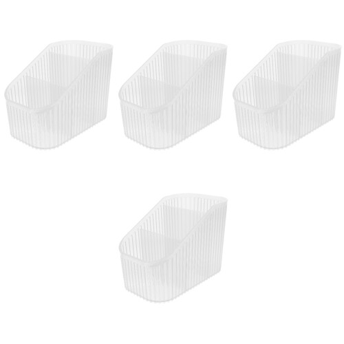 4Pièces Support Transparent En Pet Multi-Usage Pour Pinceaux 1
