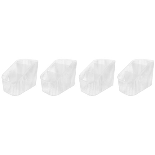 4Pièces Support Transparent En Pet Multi-Usage Pour Pinceaux 2