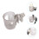 2Pièces - Transparent ABS Résistant Pour Poussette 8