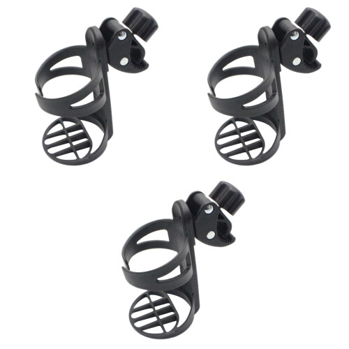 3Pièces Support Noir Rotatif Pour Poussette Bébé 1