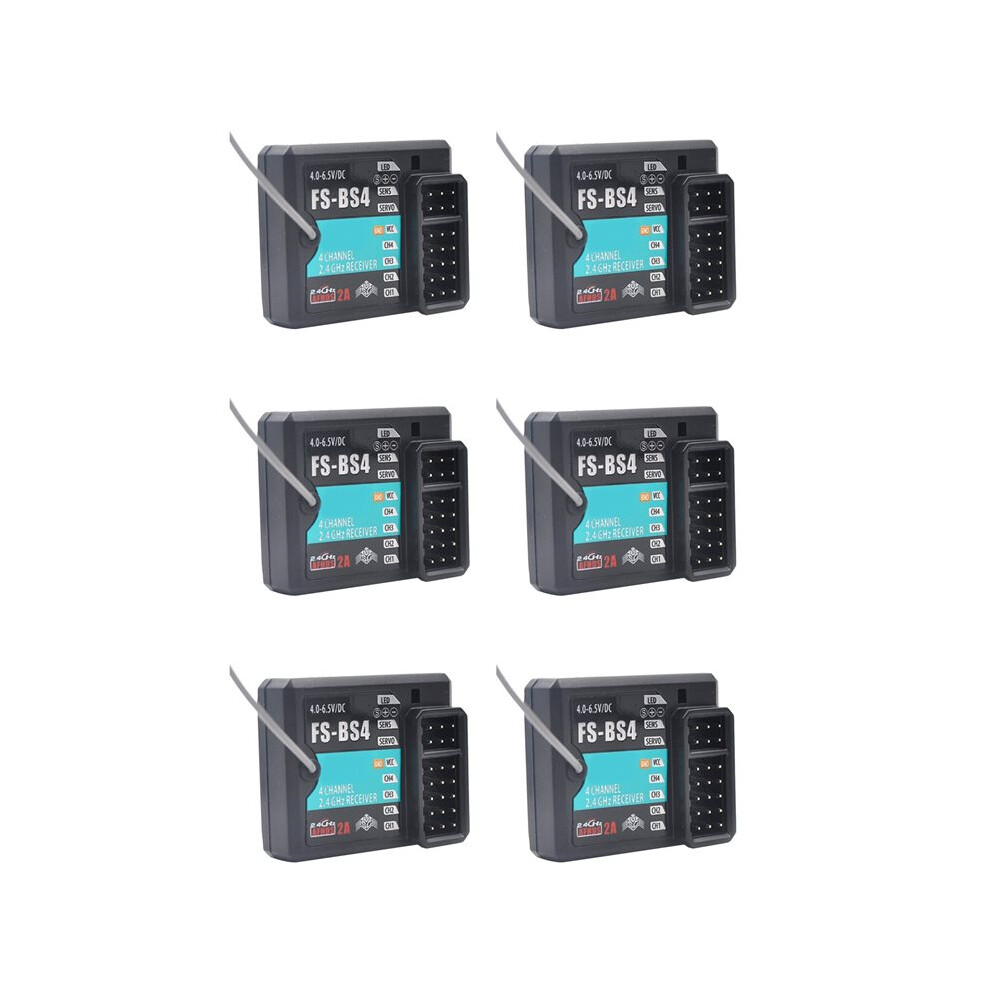 6X For Flysky Fs-Bs4 Receiver With Gyro Stabilization System For Flysky Fs-It4s / Fs-Gt5 Rc Car Boat Accessories Light 6033488589372