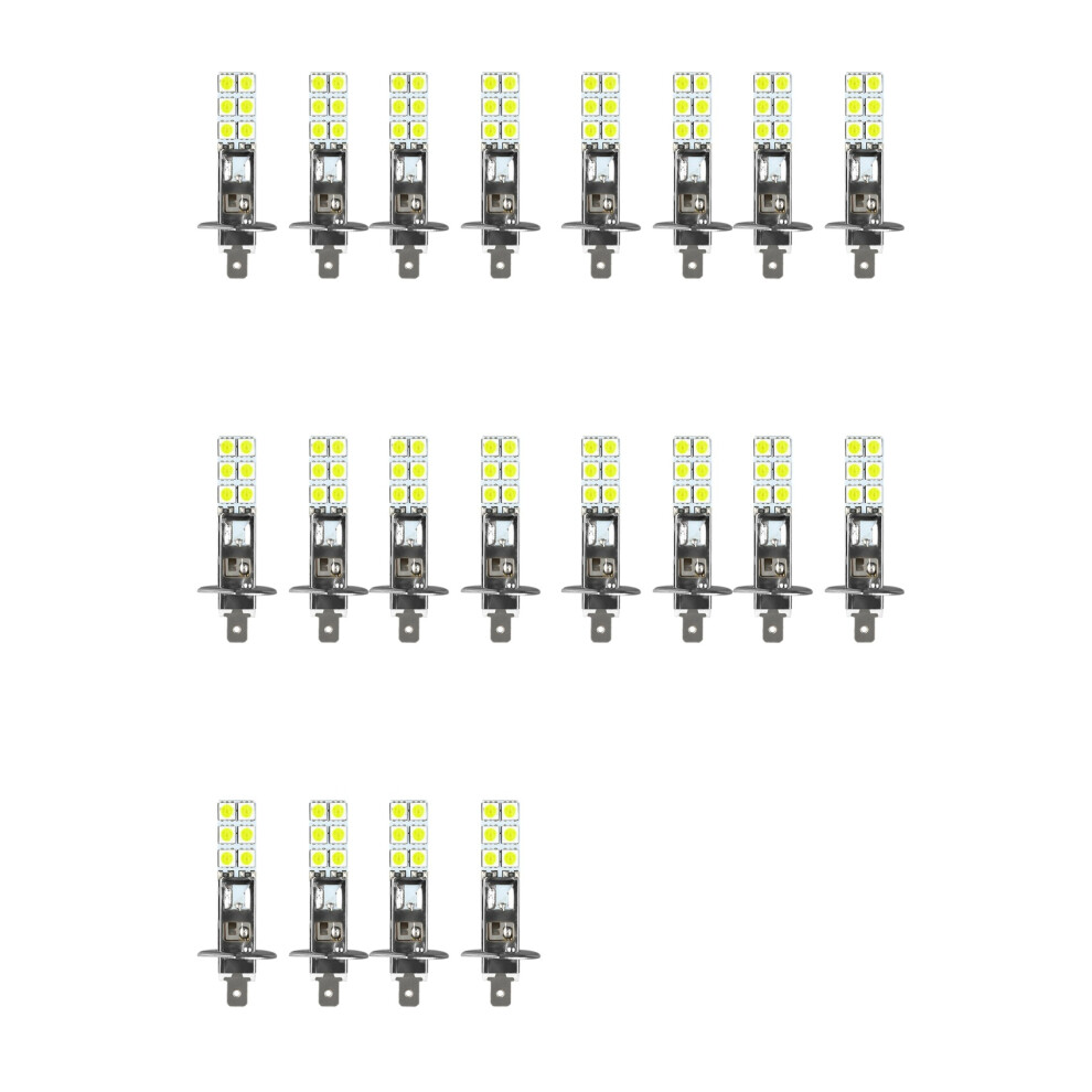 20Pcs H1 6000K Super 80W Led Head Bulbs Kit Fog Driving White/Light 6032646150324