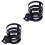 2Pièces Support Poussette Noir Robuste Polyvalent 2
