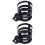 2Pièces Support Poussette Noir Robuste Polyvalent 4