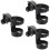 3Pièces -Gobelets Poussette PP Noir Rotatif Multiusage 5