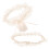 5Sets Comfortable Beige Bridal Lace Garters for Wedding Use 10
