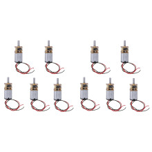 10 St N20 Mikrometallväxelmotor med Kugghjul, Likströmsmotorer, 60 Varv/Min, Låg Hastighet, Helmetallreducerare, Leksak
