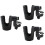 3Pcs Carriage Black Lightweight for Stroller 5