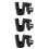 3Pcs Carriage Black Lightweight for Stroller 7