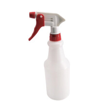 Garden Watering Can and Plant Spray Bottle, Ergonomic Grip, Easy Refill, Red Plastic