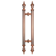 Heavy Duty Barn Door Handle, 304 Stainless Steel Pull Handle for Wood and Glass Doors, Rustproof Dual Use