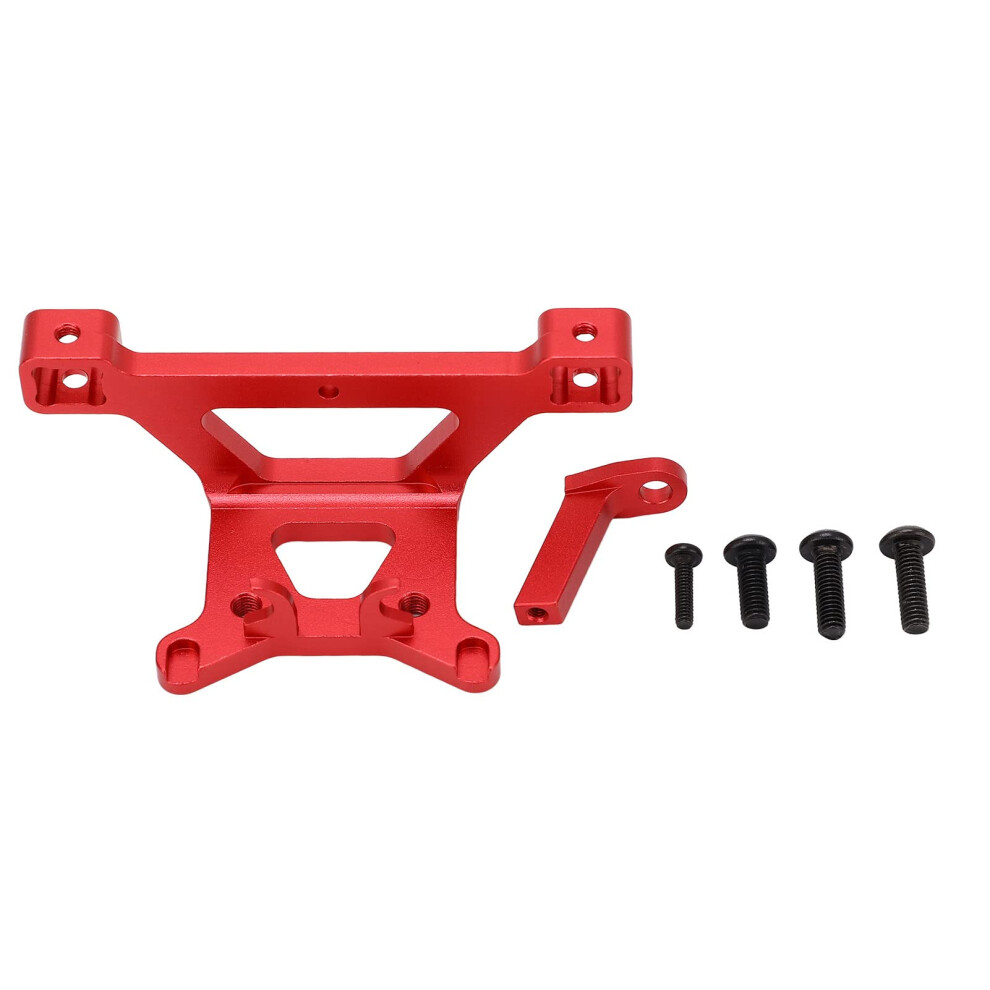 Rc Car Aluminum Front Bracket Mount For Traxxas 1/16 Slash 4Wd Summit E Vxl, Durability Upgrade (Red) Red 9351714655293