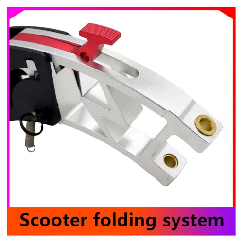 10 Polegadas para Scooter Elétrica  M4 Dobrável Verticalmente com Seguro 12 Furos Acessórios de Modificação 2