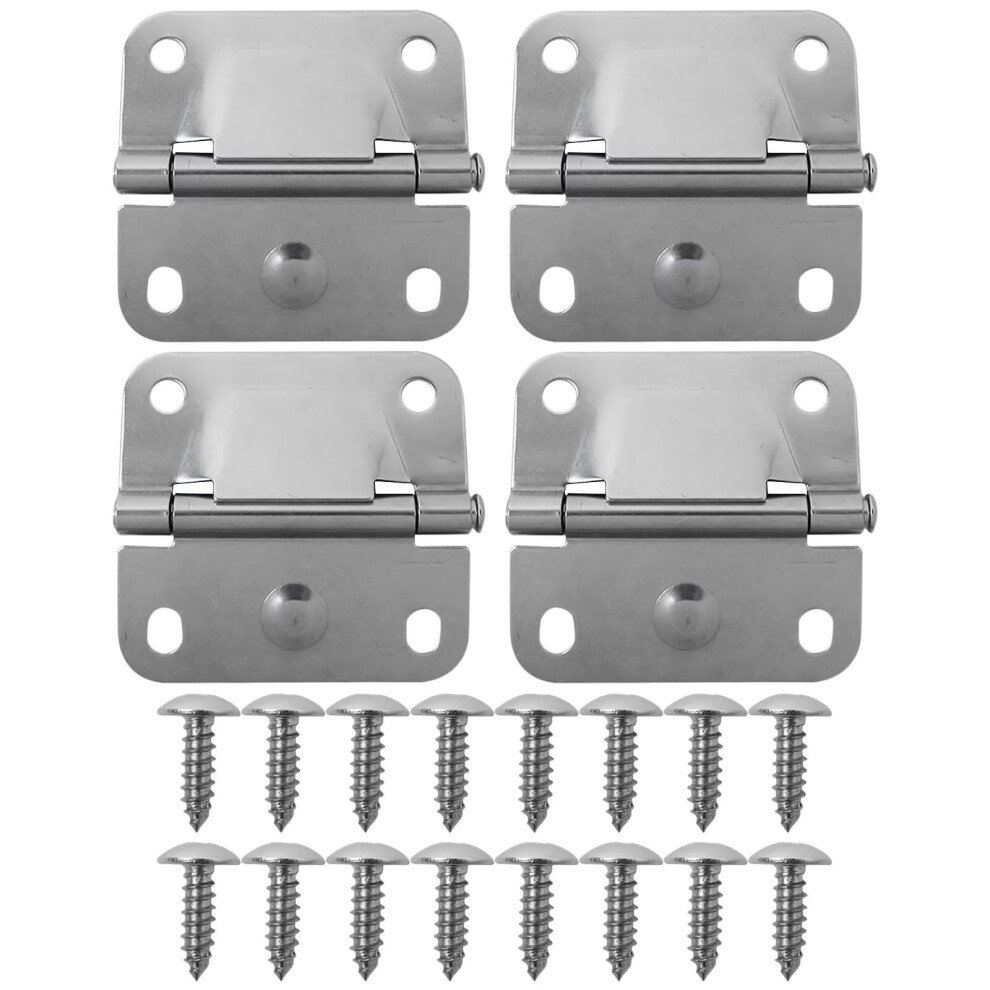 Cooler Hinges Replacement Kit For Coleman Stainless Steel Durable Metal Set With Screws 5235 6262 6270 (4 Pack) 9073542177326
