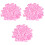 300St Liefdevol Roze Spons Hart Confetti Voor Verloving En Bruiloft 2