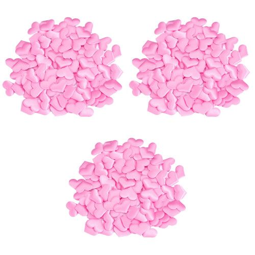 300St Liefdevol Roze Spons Hart Confetti Voor Verloving En Bruiloft 1