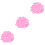 300St Liefdevol Roze Spons Hart Confetti Voor Verloving En Bruiloft 4