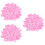300St Liefdevol Roze Spons Hart Confetti Voor Verloving En Bruiloft 6