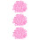 300St Liefdevol Roze Spons Hart Confetti Voor Verloving En Bruiloft 7
