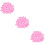 300St Liefdevol Roze Spons Hart Confetti Voor Verloving En Bruiloft 8